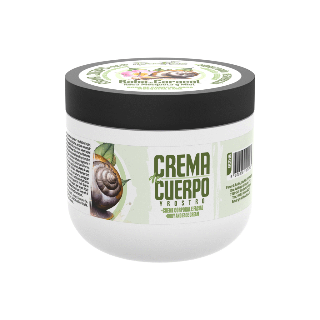 Creme Corporal de Baba de Caracol