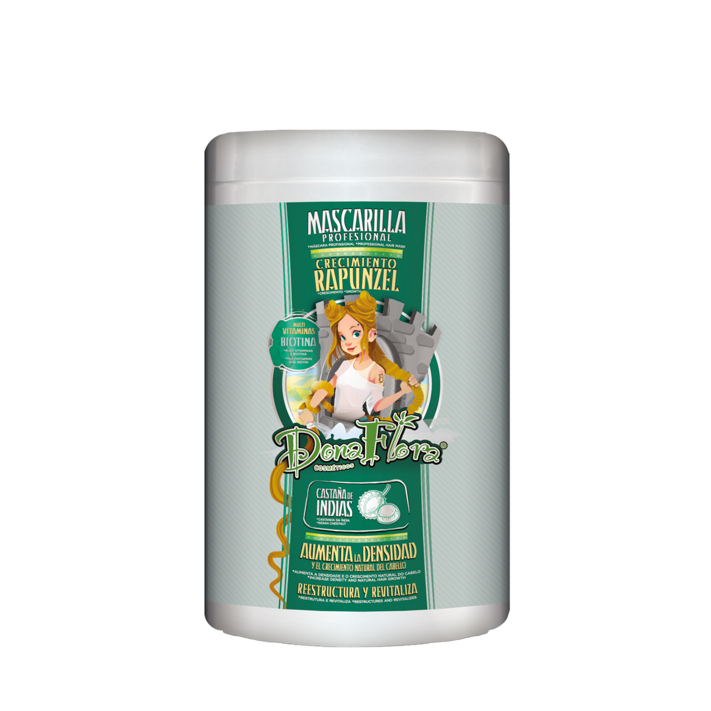 Máscara Dona Flora Rapunzel Crescimento Intenso 1Kg