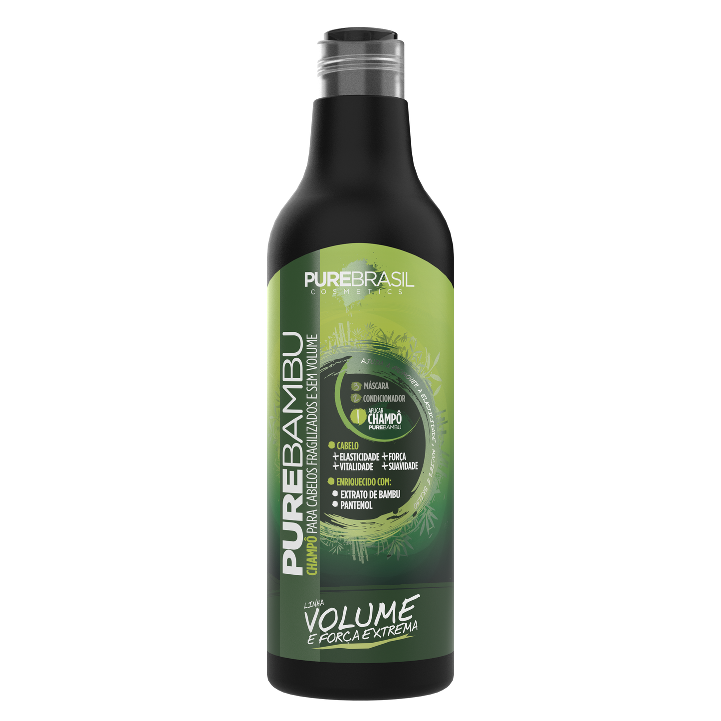 Pure Brasil Champô Pure Bambu 500ml