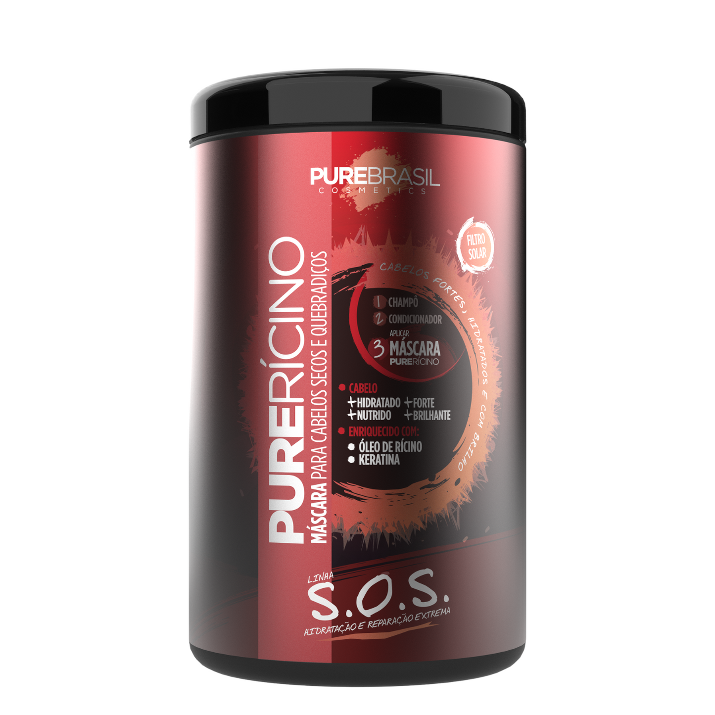 Pure Brasil Máscara Pure Rícino 1000ml