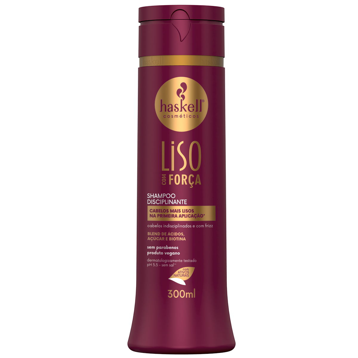 Haskell Liso Com Força Shampoo 300ml