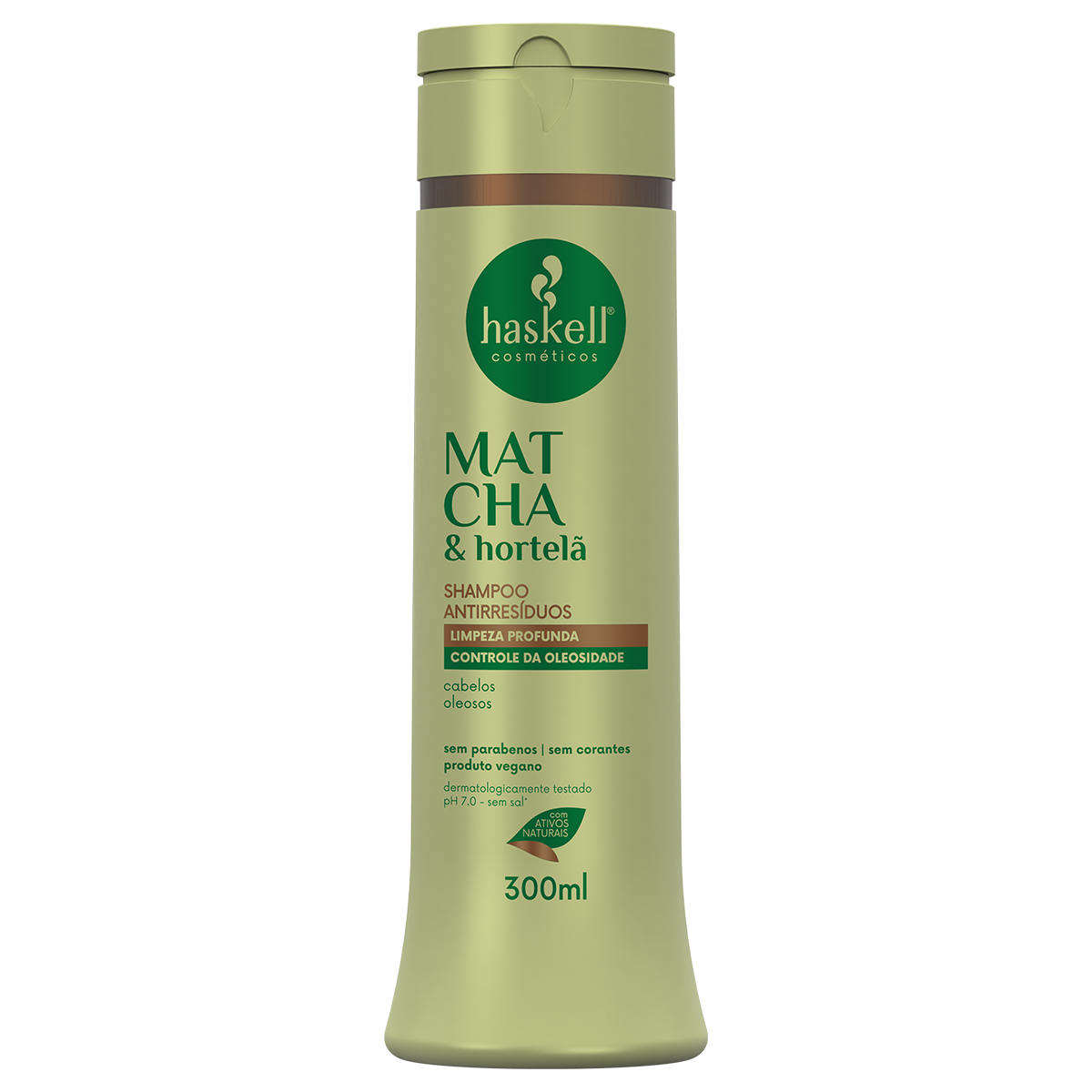 Haskell Matcha & Hortelã Shampoo Antirresíduos 300ml