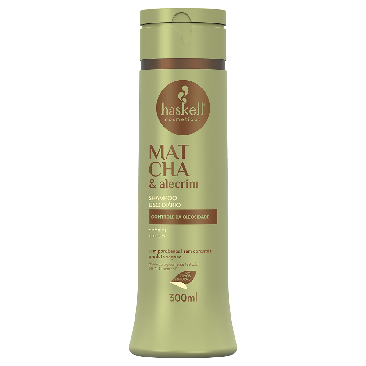 Haskell Matcha & Alecrim Shampoo Uso Diário 300ml
