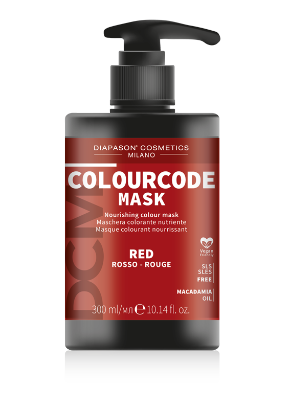 DCM MÁSCARA COR VERMELHO 300ML