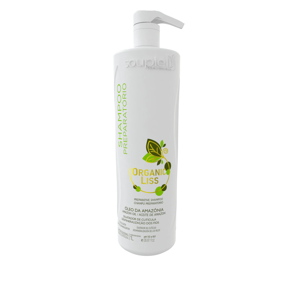 Shampoo Preparatório Organic Liss Soupleliss Professional 1lt