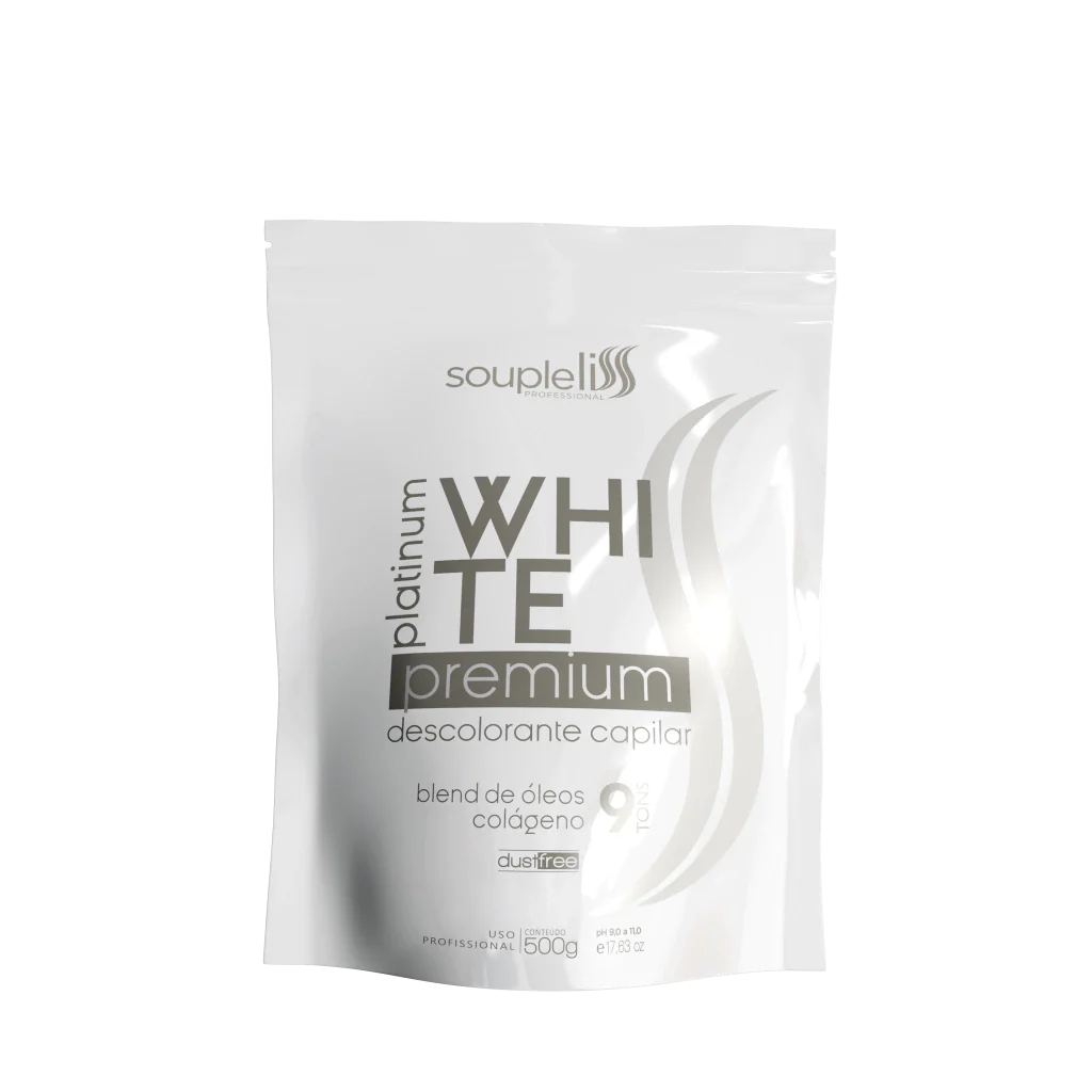 Pó descolorante Platinum White 500 gr Soupleliss Professional
