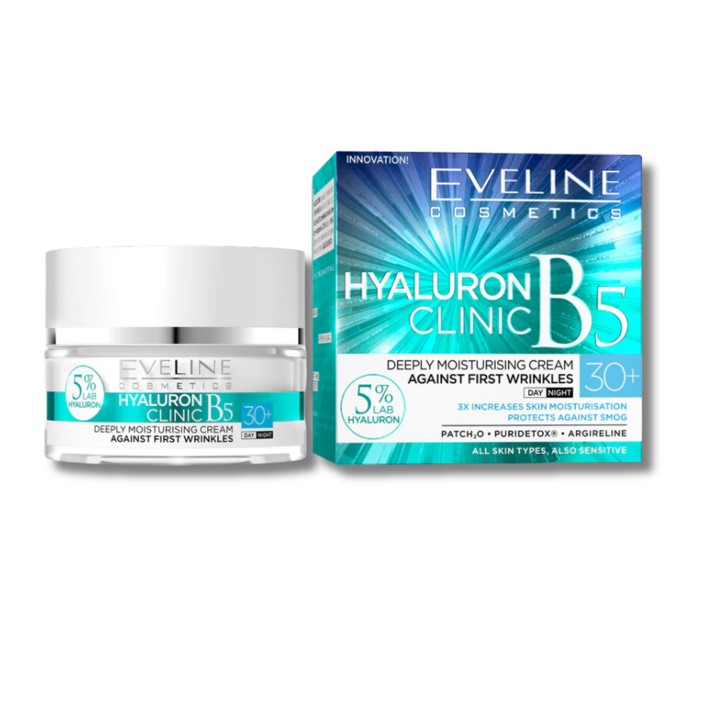 HYALURON CLINIC DAY AND NIGHT CREAM 30+ 50ML