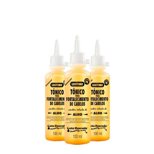 KIT 3X TONICO FORTALECIMENTO C/ALHO 100ML