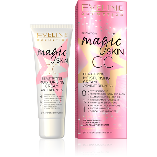 MAGIC SKIN CC MOISTURISING CREAM ANTI-REDNESS 8IN1 50ML