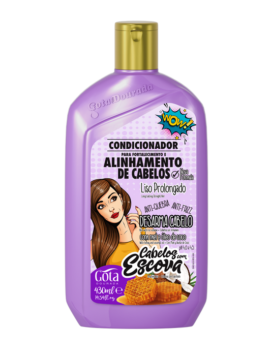 Condicionador Fortalecimento Cabelos c/ Escova 430ML