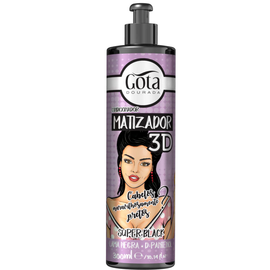 MATIZADOR 3D - SUPER BLACK 300ML