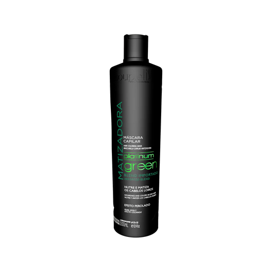 Máscara Matizadora Platinum Green 300 ml Soupleliss Professional
