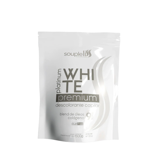 Pó descolorante Platinum White 500 gr Soupleliss Professional