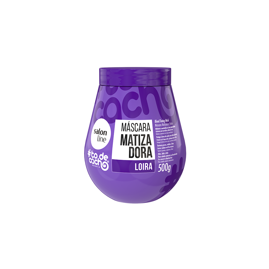 #TODECACHO MASCARA MATIZADORA LOIRA 500G