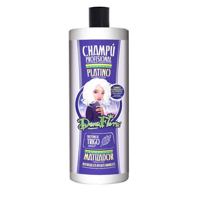 DonaFlora Platinum Champú Matizante 1000ml